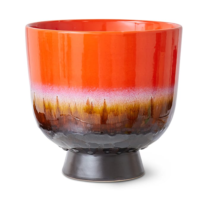 Retro bloempot Ø20,5 cm - Cherry red - HKliving