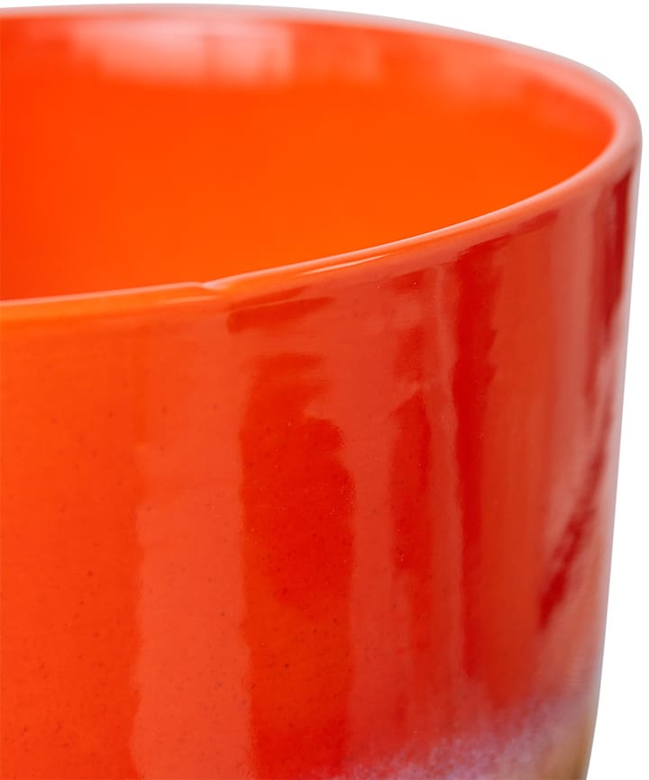 Retro bloempot Ø20,5 cm, Cherry red HKliving
