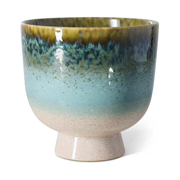 Retro bloempot Ø20,5 cm - Lagoon - HKliving
