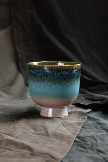 Retro bloempot Ø20,5 cm - Lagoon - HKliving