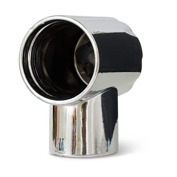 Retro keramiekklok 17,5 cm - Chrome - HKliving