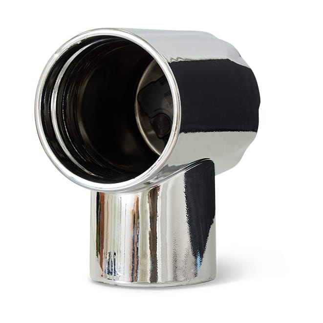 Retro keramiekklok 17,5 cm, Chrome HKliving