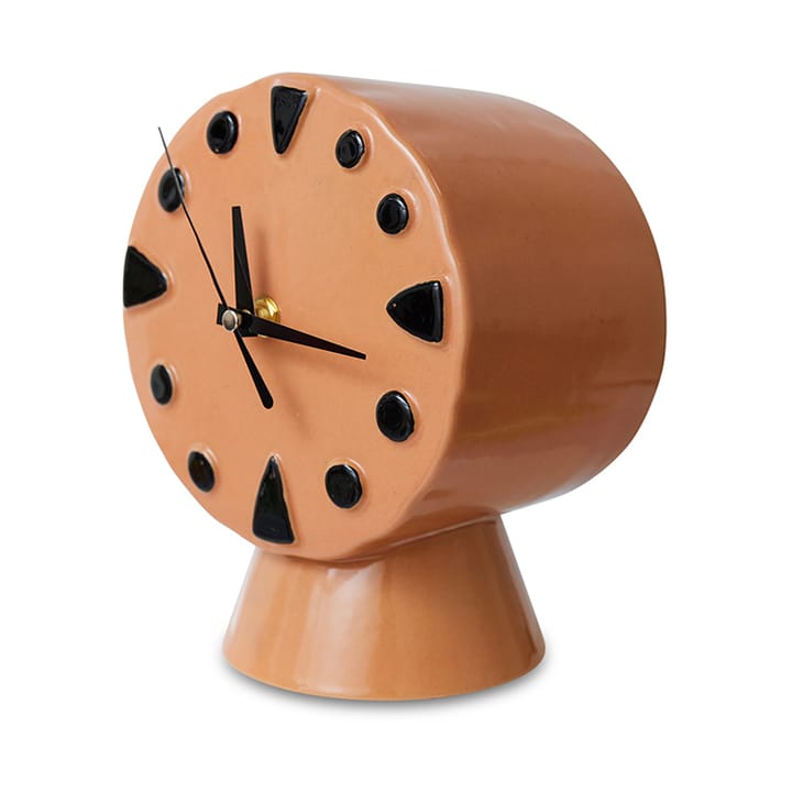 Retro keramische klok 20,8 cm, Peach HKliving