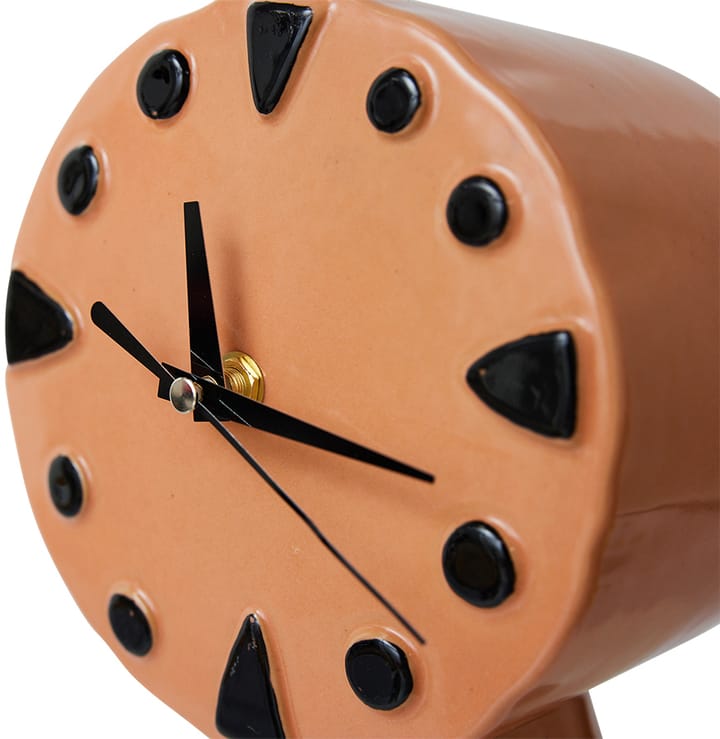Retro keramische klok 20,8 cm, Peach HKliving