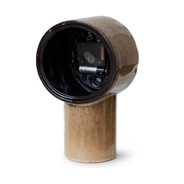 Retro keramische klok 23,5 cm - Cream - HKliving