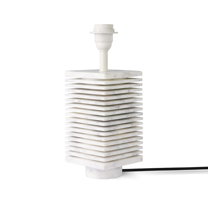 Ribbed lampenvoet, Wit HKliving