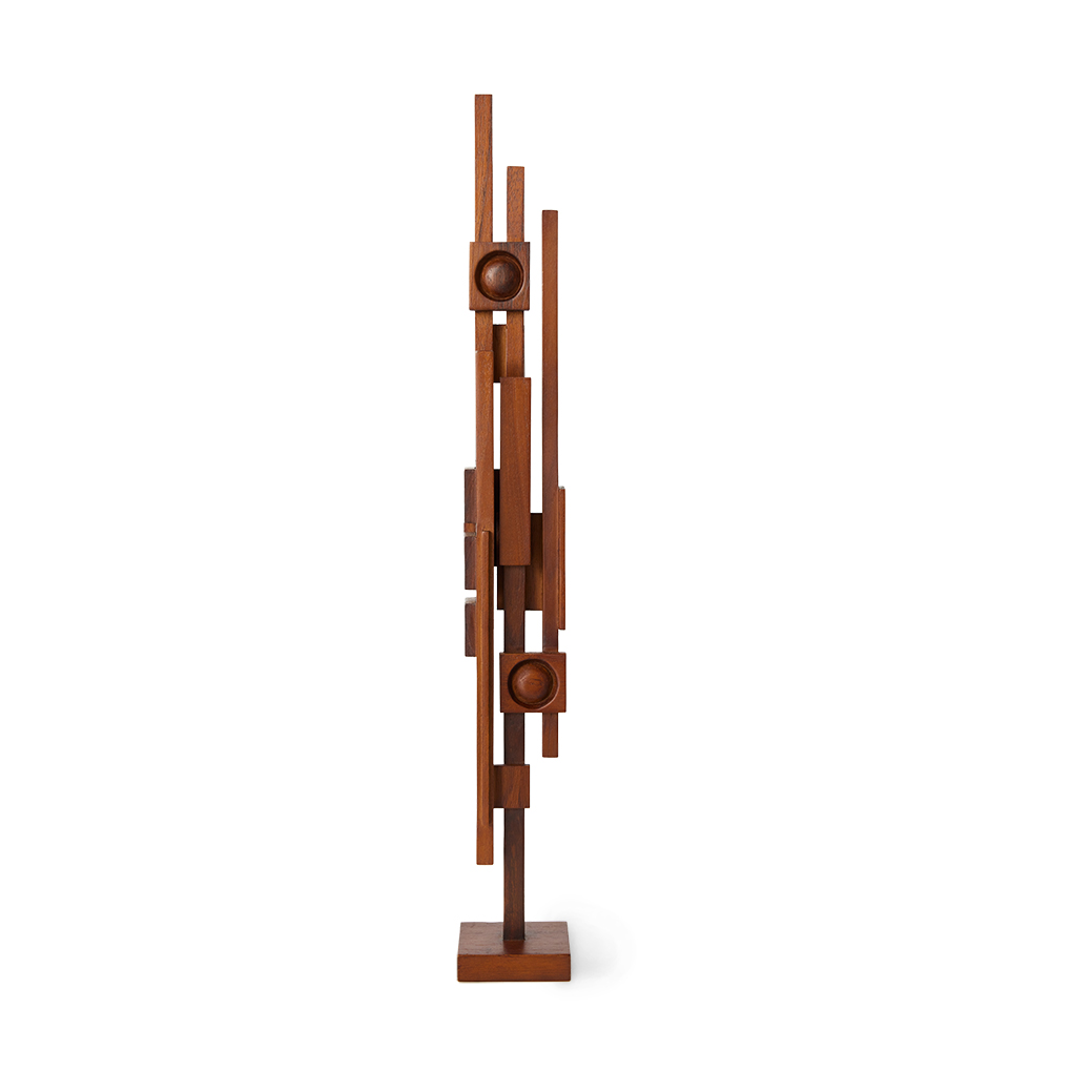 HKliving Skyline sculptuur L Espresso