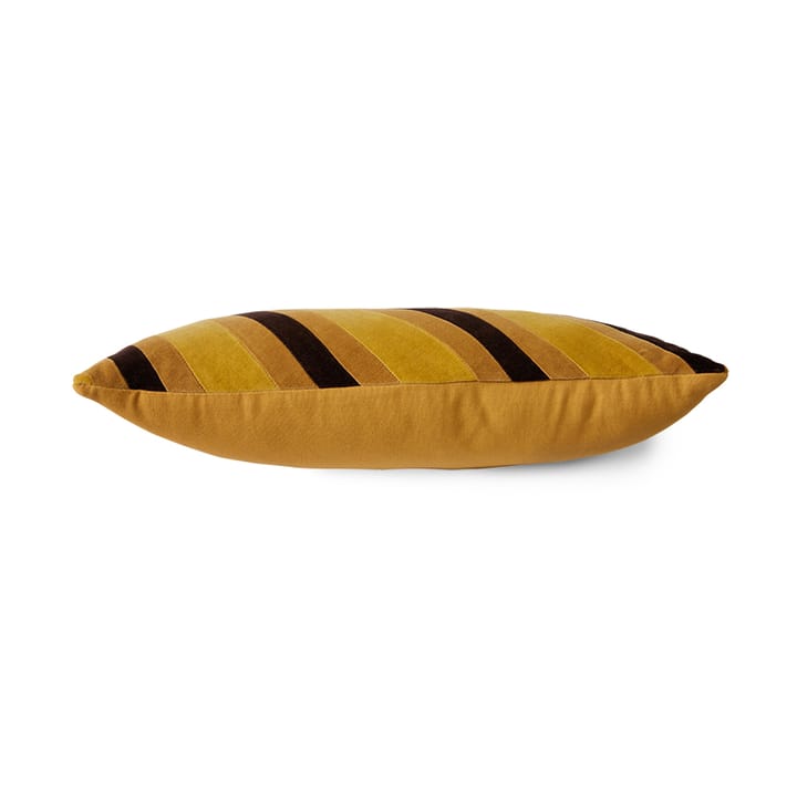Striped velvet kussen 30x50 cm, Honey HKliving