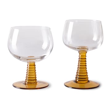 Swirl wijnglas hoog - Ochre - HKliving