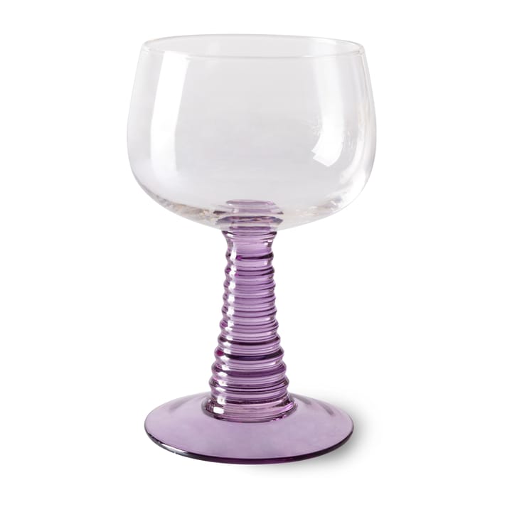 Swirl wijnglas hoog - Purple - HKliving