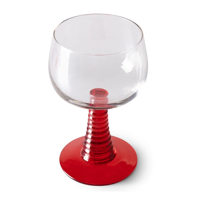 Swirl wijnglas hoog - Red - HKliving