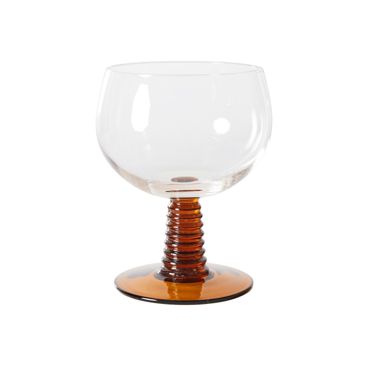 Swirl wijnglas laag - Ochre - HKliving