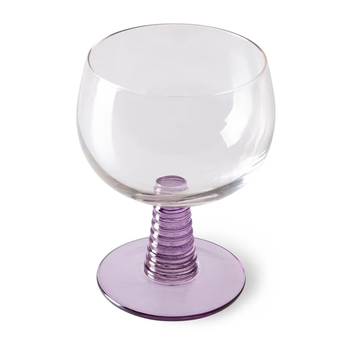 Swirl wijnglas laag - Purple - HKliving