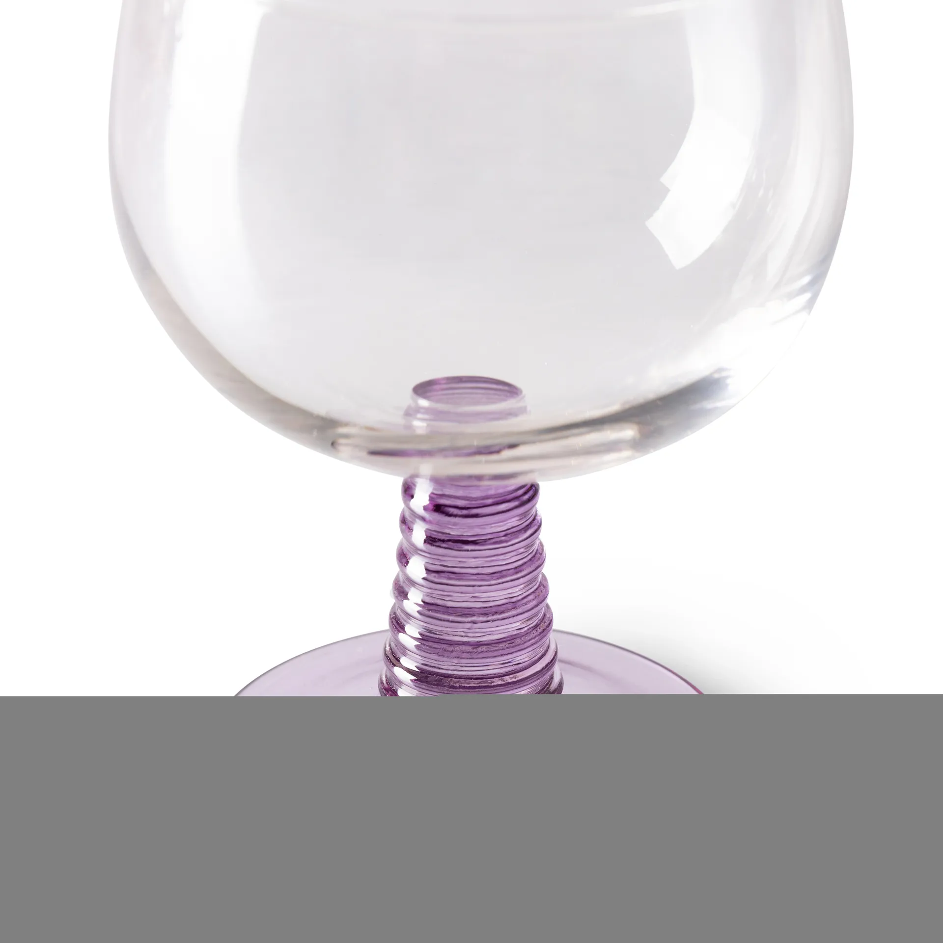 Swirl wijnglas laag, Purple HKliving