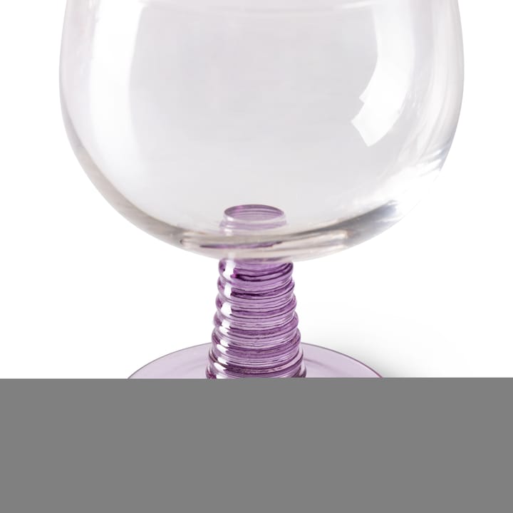 Swirl wijnglas laag - Purple - HKliving