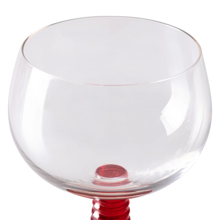Swirl wijnglas laag - Red - HKliving
