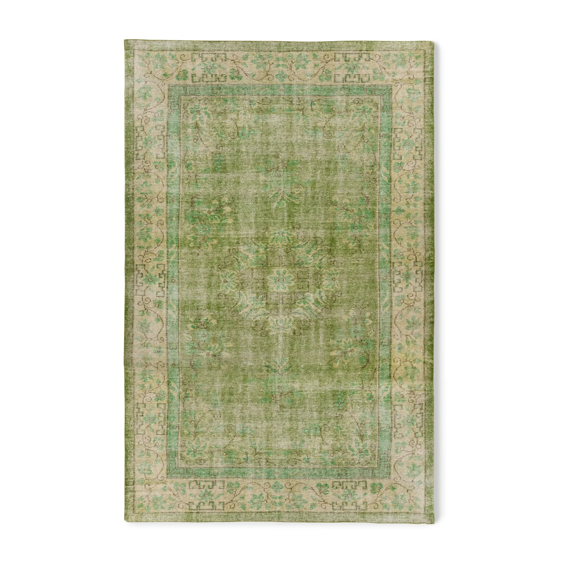 Wool wollen vloerkleed 200x300 cm, Green HKliving