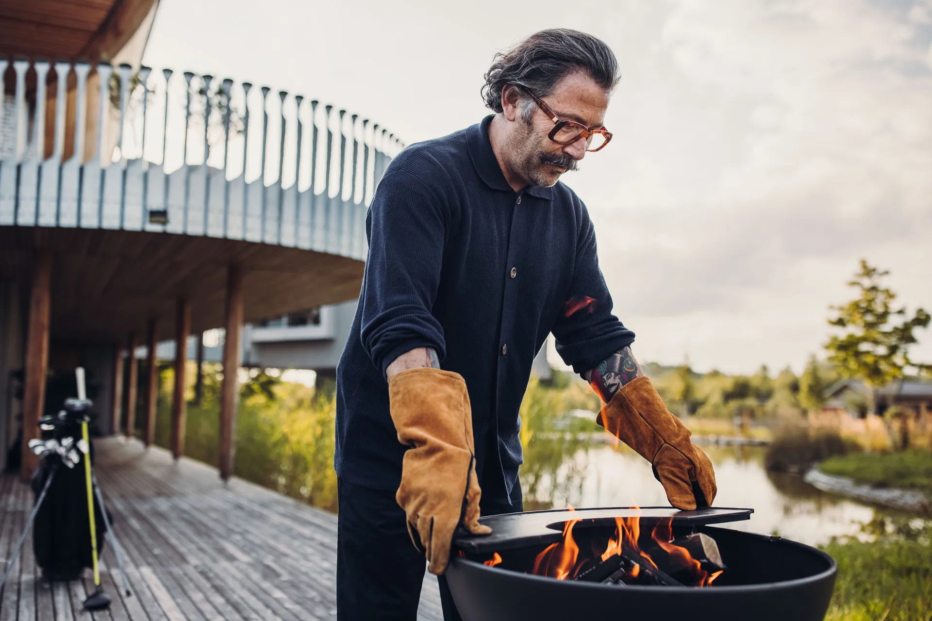 BOWL 57 plancha bakplaat, Zwart Höfats