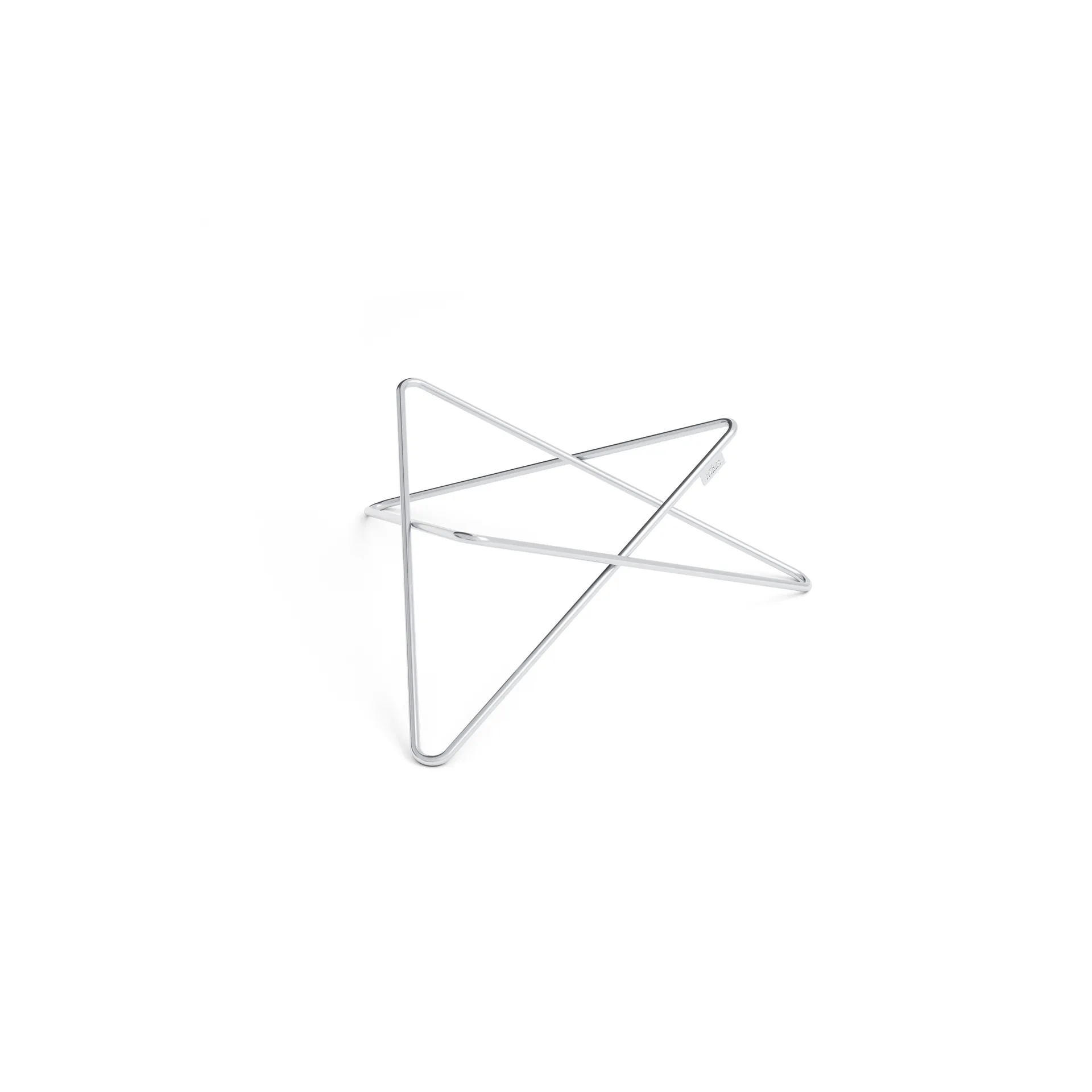 BOWL 57 steronderstel, Zilver Höfats