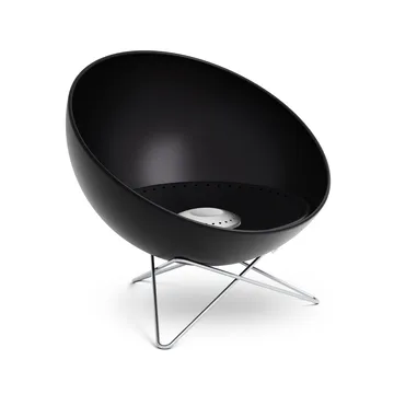 BOWL 57 vuurschaal - Zwart-zilver, steronderstel - Höfats