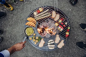 BOWL 57 vuurschaal - Zwart-zilver, steronderstel - Höfats