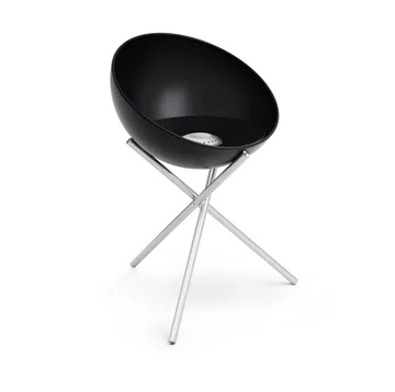 BOWL 70 vuurschaal - Zwart-zilver, tripodonderstel - Höfats