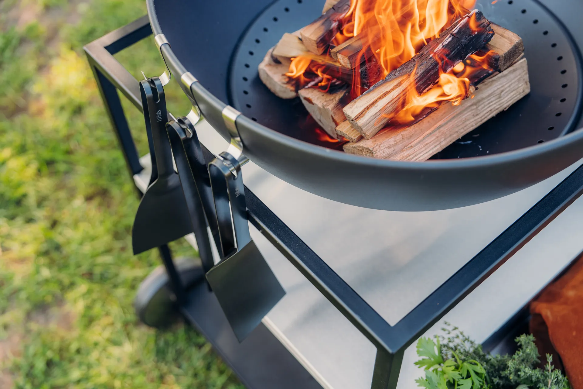 Höfats grillschraper, Zwart Höfats