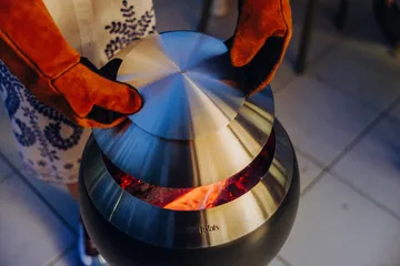 MOON 45 deksel - Zilver - Höfats