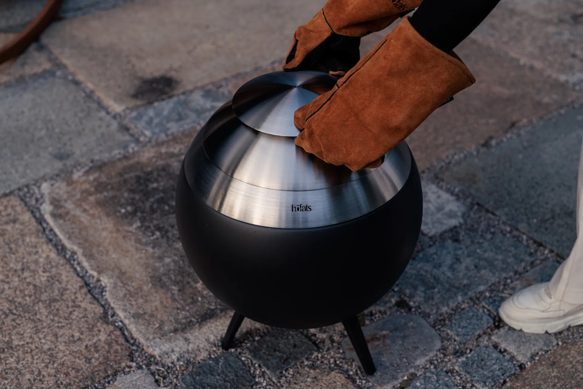 MOON 45 deksel, Zilver Höfats