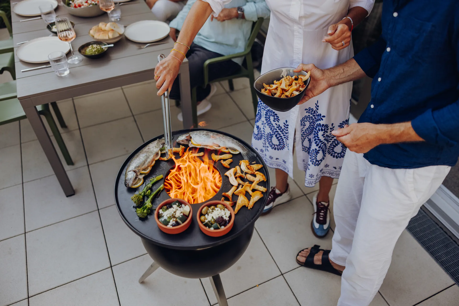 MOON 45 plancha bakplaat, Zwart Höfats