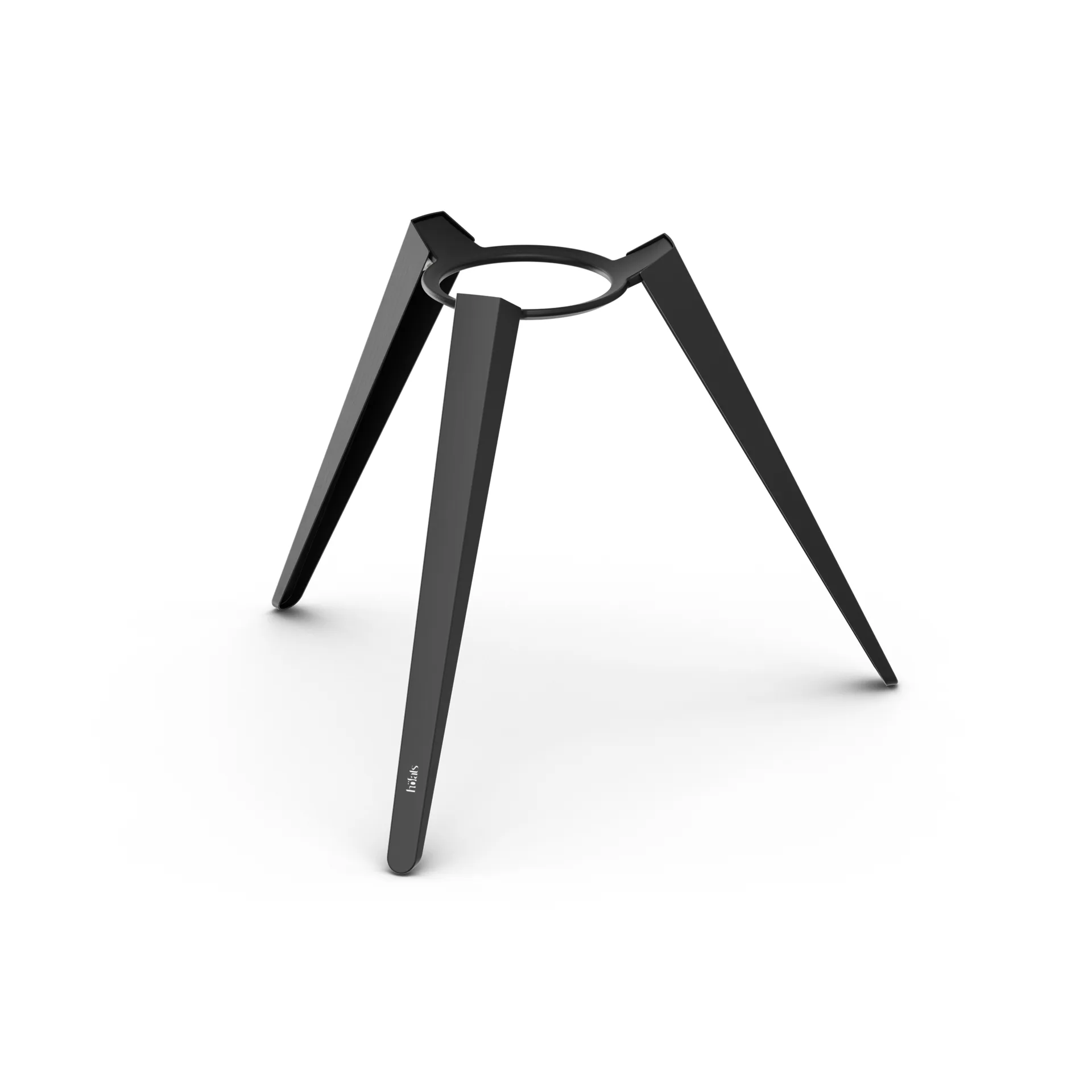 MOON 45 vuurschaal, Volledig zwart, hoog statief Höfats