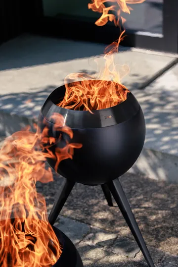 MOON 45 vuurschaal - Volledig zwart, hoog statief - Höfats