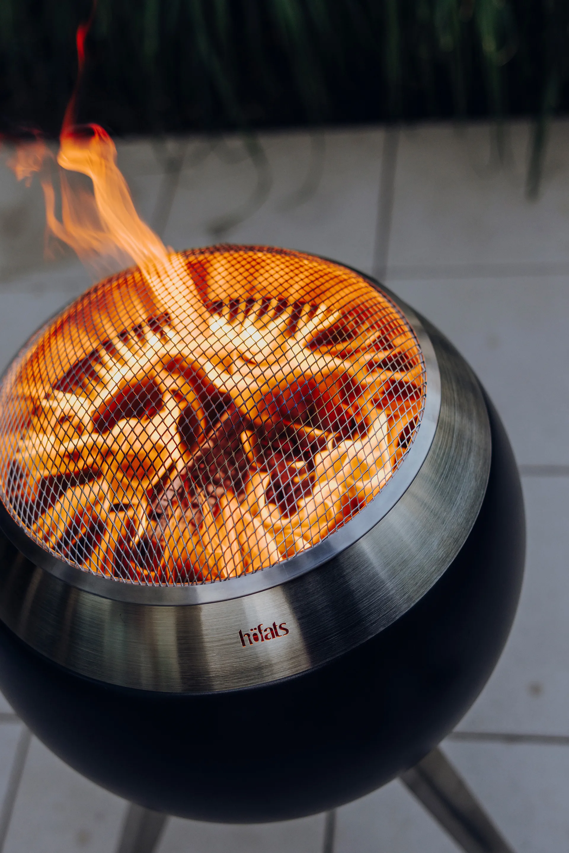 MOON vonkenscherm, Zilver Höfats