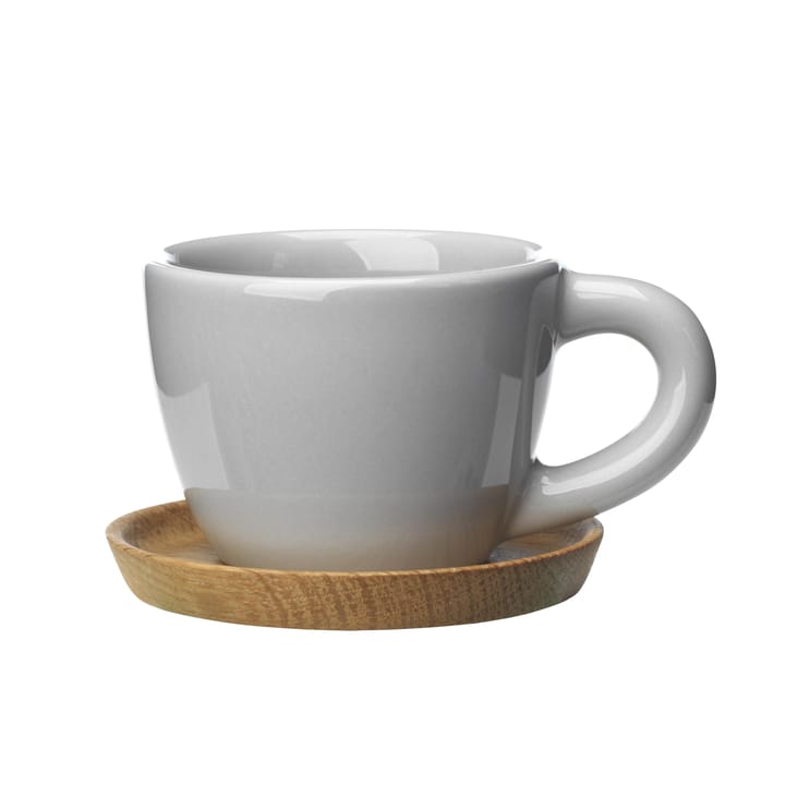 Höganäs espresso beker - glanzend kiezelgrijs - Höganäs Keramik