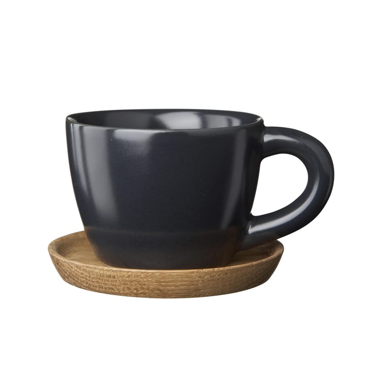 Höganäs espresso beker - grafiet mat - Höganäs Keramik