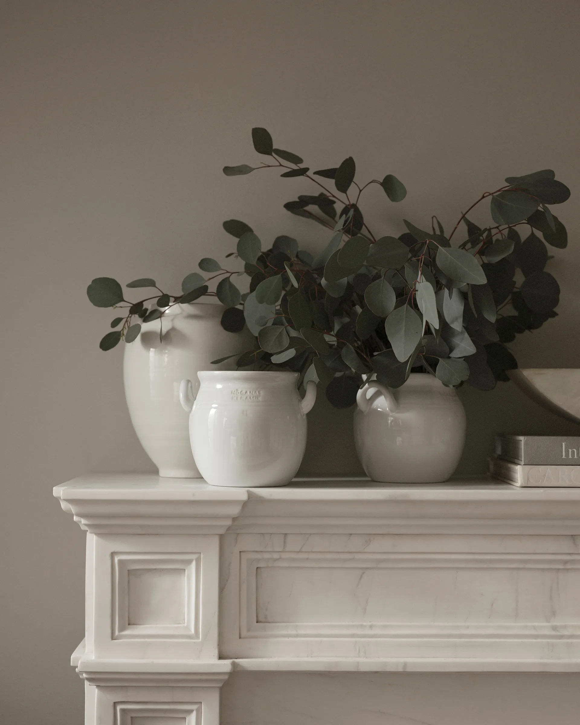 Höganäs Keramik kruik 1 l, Wit Höganäs Keramik