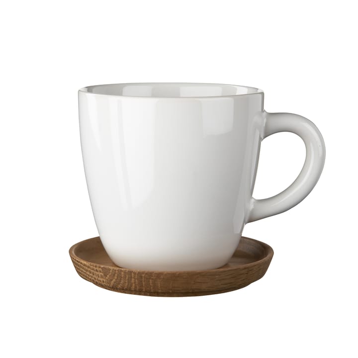 Höganäs koffiebeker - glanzend wit - Höganäs Keramik