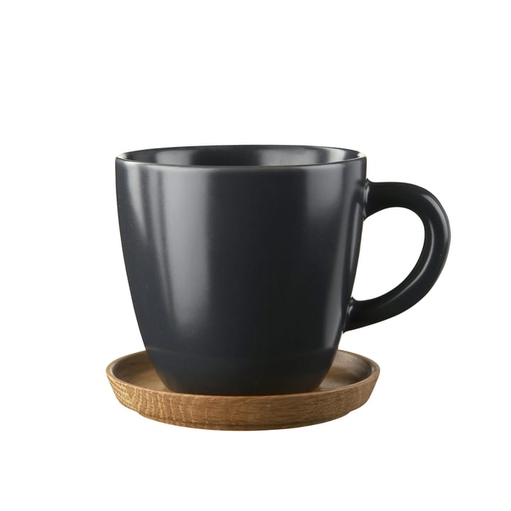 Höganäs koffiebeker, grafietgrijs mat Höganäs Keramik