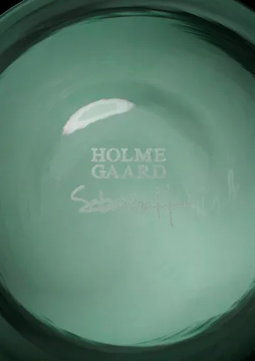 Arc vaas 21 cm - Donkergroen - Holmegaard