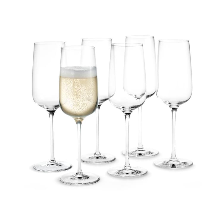 Bouquet champagneglas 6-pack - 29 cl - Holmegaard