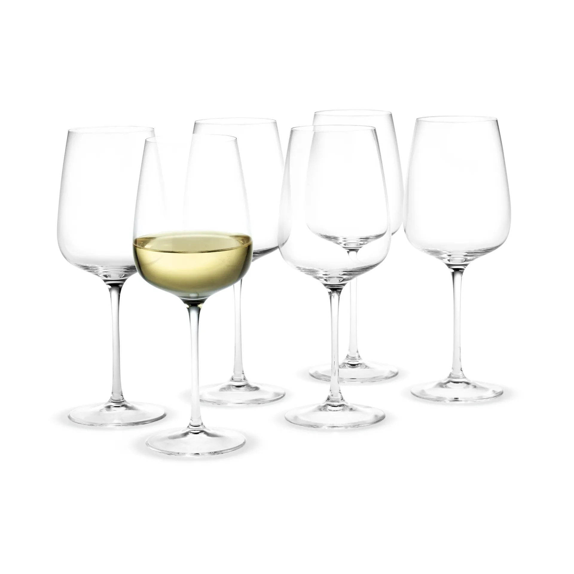 Bouquet witte wijnglazen 6-pack 41 cl,  Holmegaard