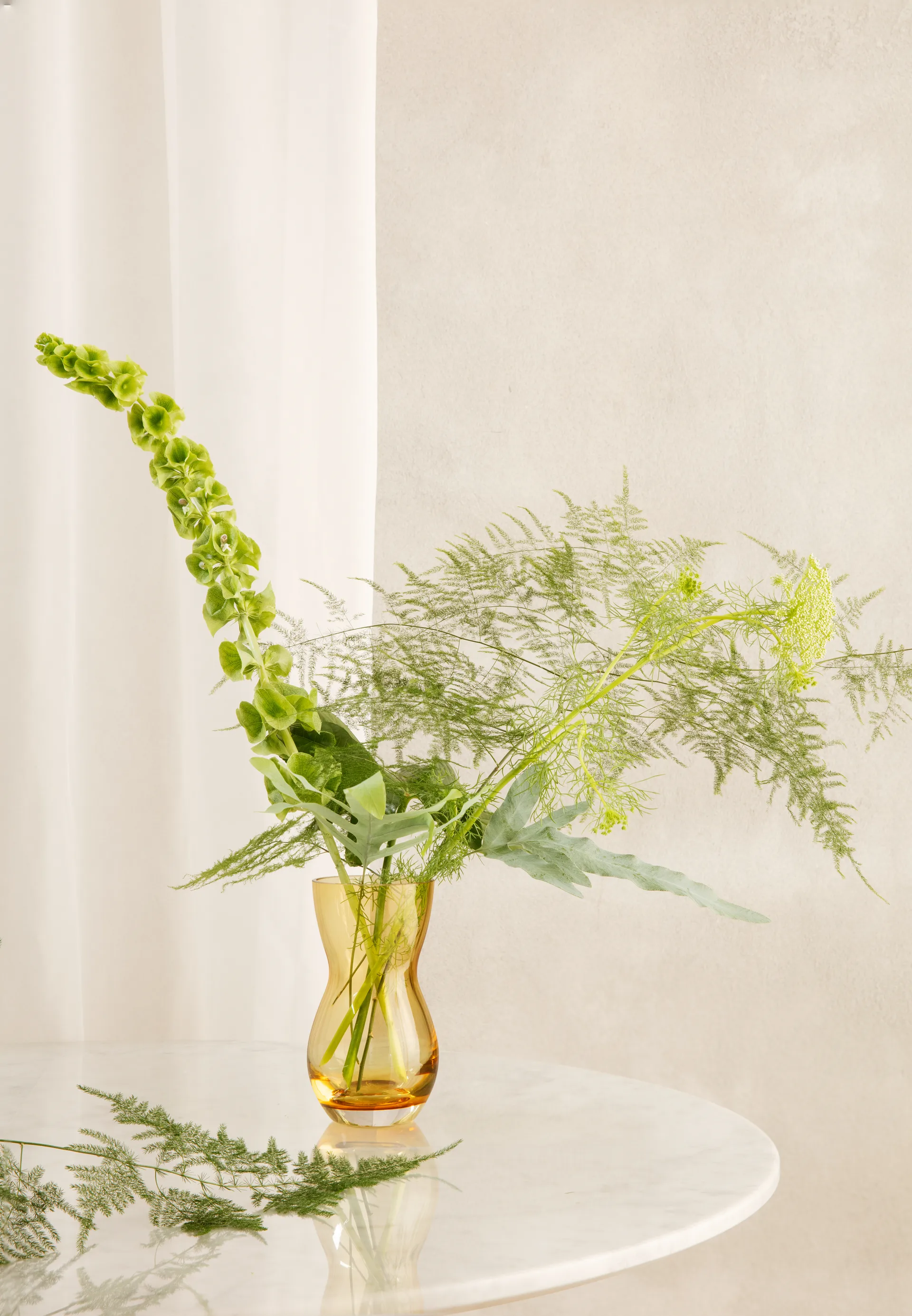 Calabas vaas 16 cm, Amber Holmegaard