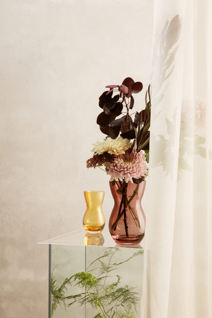 Calabas vaas 16 cm, Amber Holmegaard