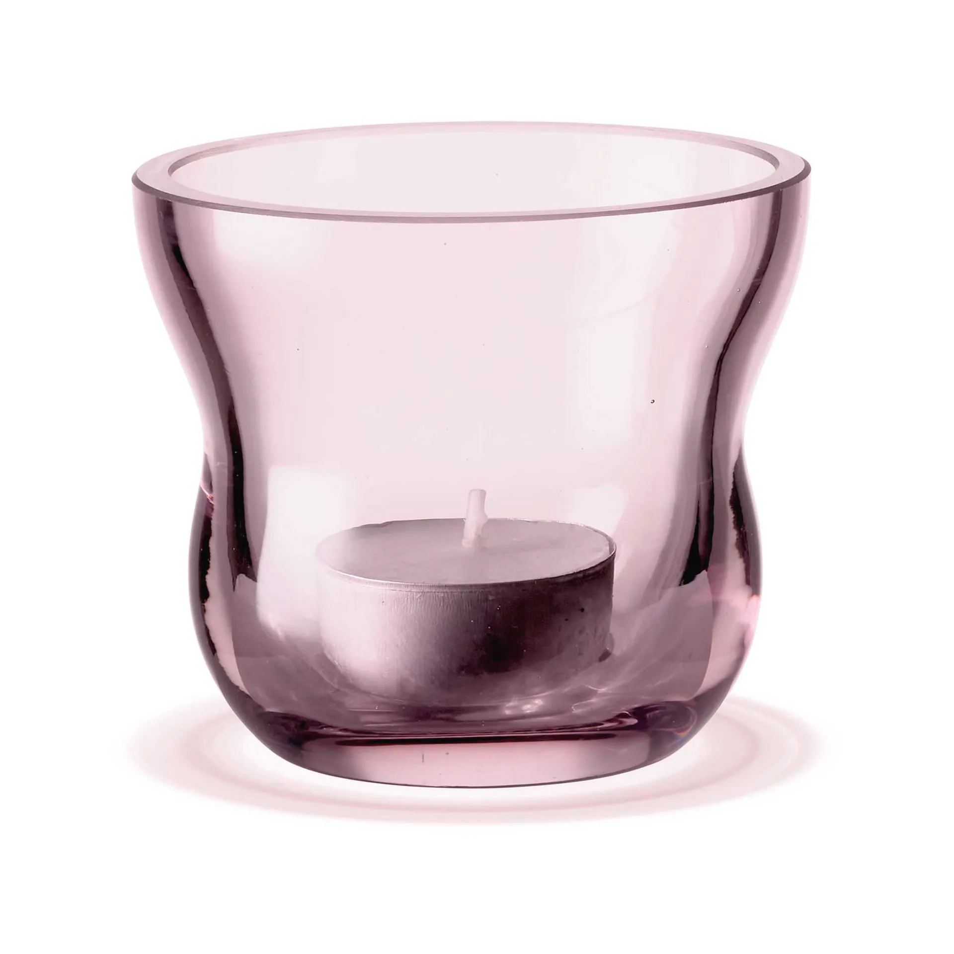 Calabas waxinelichthouder 7,5 cm, Burgundy Holmegaard