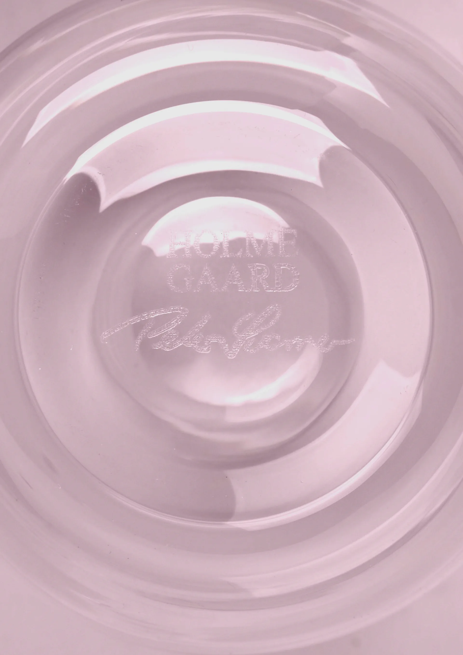 Calabas waxinelichthouder 7,5 cm, Burgundy Holmegaard