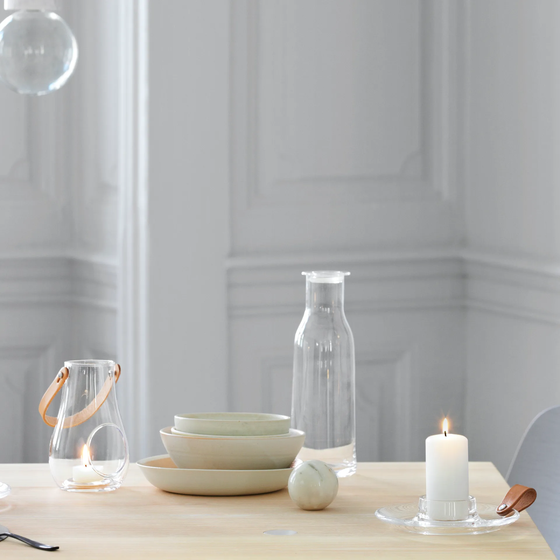 Design with light kaarsenhouder, 17 cm. Holmegaard