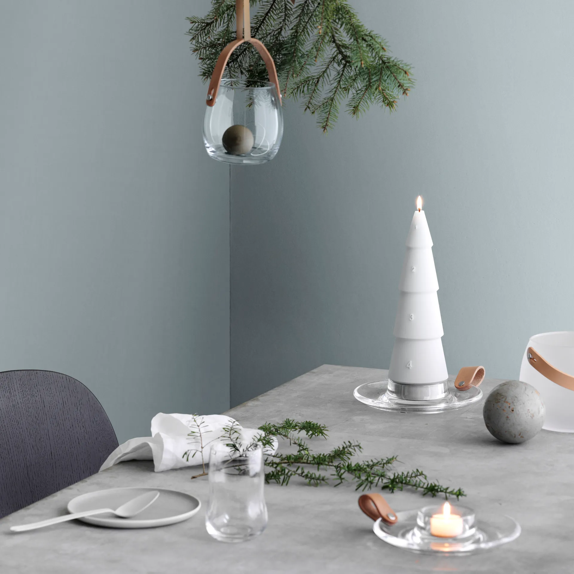 Design with light kaarsenhouder, 17 cm. Holmegaard