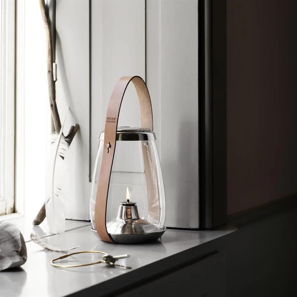 Design with light olielamp, 32,5 cm. Holmegaard