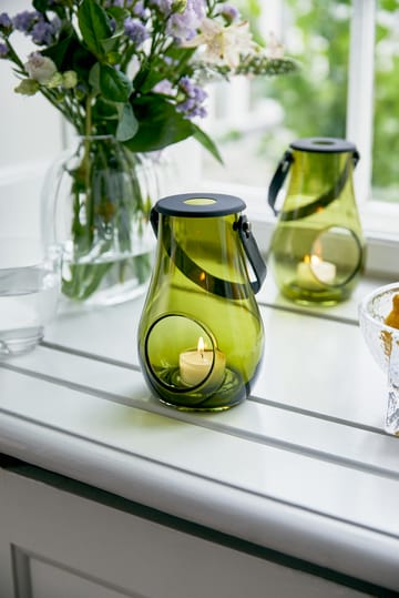 Design With Light waxinelichtjeshouder olijfgroen - 16,5 cm - Holmegaard