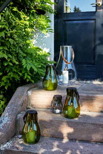 Design With Light waxinelichtjeshouder olijfgroen - 25 cm - Holmegaard